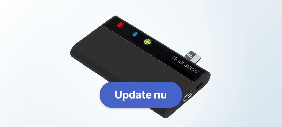 Update firmware GNS 3000 | Nieuws | Waterkaarten